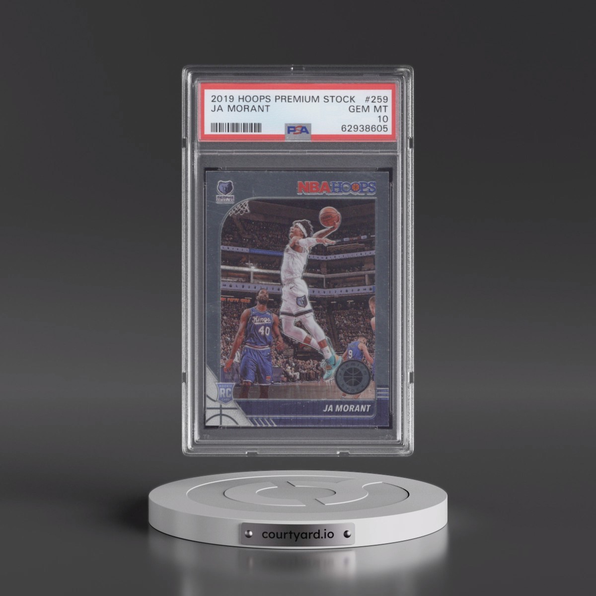 2019 Ja Morant - Basketball Panini Hoops Premium Stock PSA 10 GEM MINT